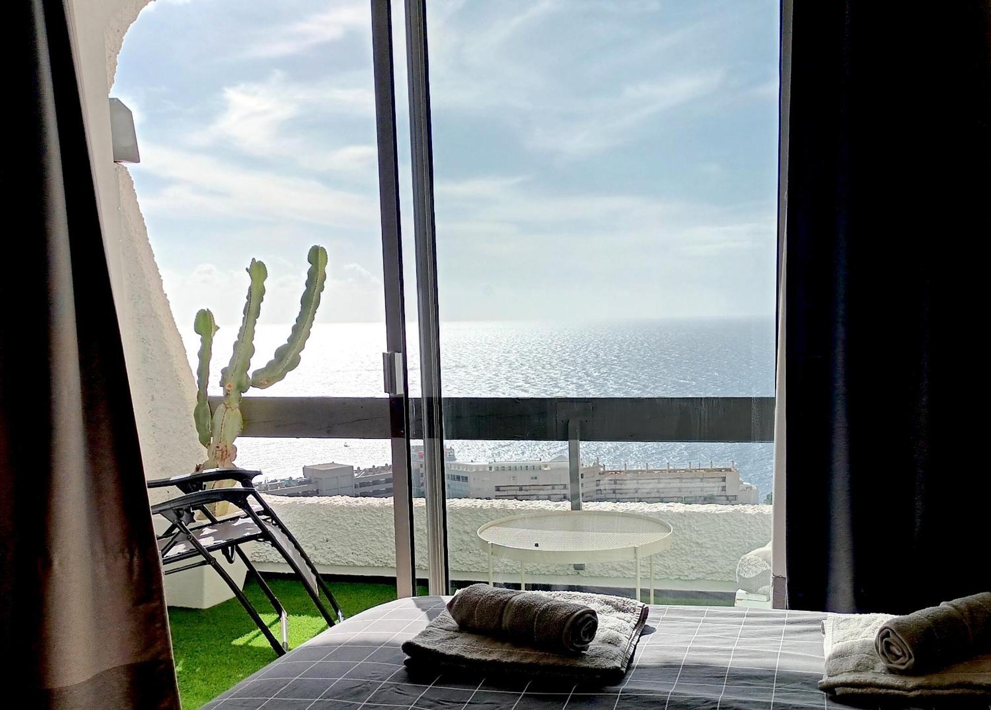 Modern Open-Plan Studio With Terrace And Sea View Tabaiba Eksteriør billede
